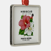 Shasta Daisy  Seed Packet Metalen Ornament (Rechts)