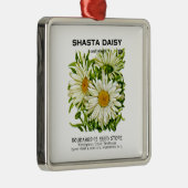 Shasta Daisy  Seed Packet Metalen Ornament (Rechts)