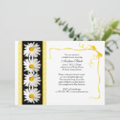 Shasta Daisy Wedding Bridal Shower Kaart (Staand voorkant)