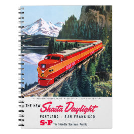 Shasta Daylight Portland San Francisco Poster Notitieboek
