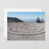 Shasta Labyrinth Briefkaart (Voorkant / Achterkant)