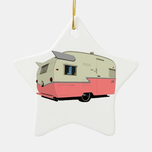 Shasta Trailer Holiday Ornament (Voorkant)