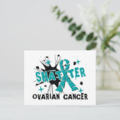 Shatter Ovarian Cancer Briefkaart (Staand voorkant)