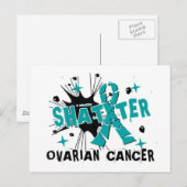 Shatter Ovarian Cancer Briefkaart (Voorkant / Achterkant)