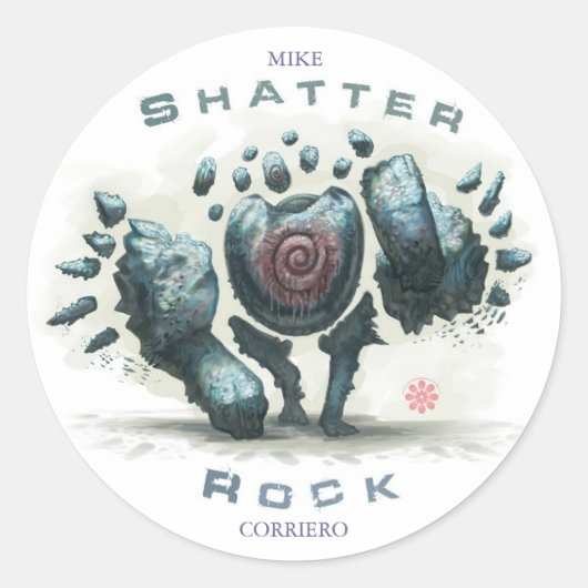 Shatter Rock Sticker (Voorkant)