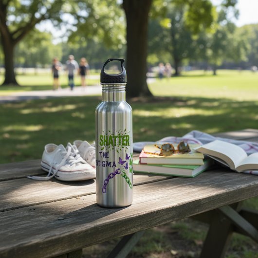 Shatter the Stigma - Geestelijke Gezondheid Waterf Waterfles