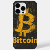 Shattered Bitcoin Logo Crypto Blockchain Design Case-Mate iPhone Case (Achterkant)