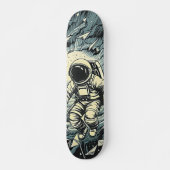 Shattered Cosmos Astronaut Skateboard (Voorkant)