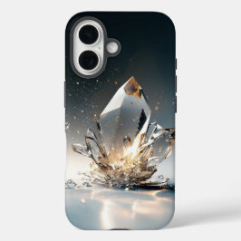Shattered Crystal Matching Paar Telefoonhoes iPhone 16 Hoesje