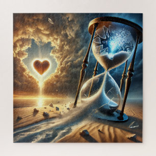 Shattered Hourglass: een surrealistische puzzel va Legpuzzel