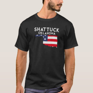 Shattuck USA State America Travel Oklahoman Premiu T-shirt