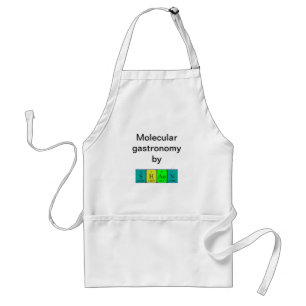 Shaun periodieke lijstnaam apron standaard schort