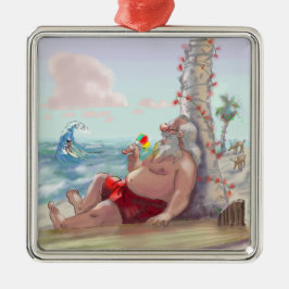 sHaVe IcE sAnTa Metalen Ornament