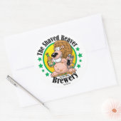 Shaved Beaver Brewery Ronde Sticker (Envelop)