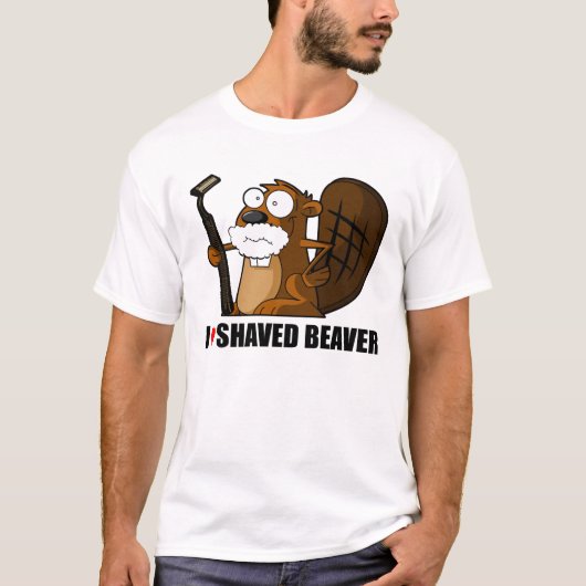 Shaved Beaver T-shirt (Voorkant)