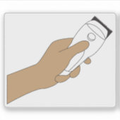 Shaver Sticker (Voorkant)