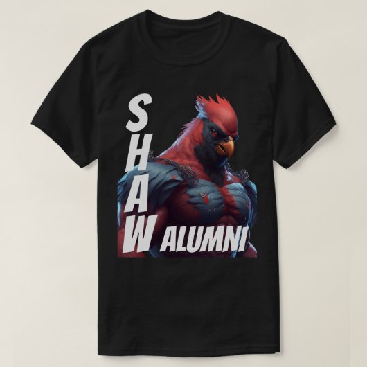 SHAW ALUMNI T-Shirt Text op Back Design 3 (Design voorkant)