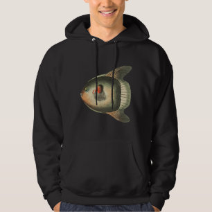 Shaw Korte zon vis illustratie Hoodie