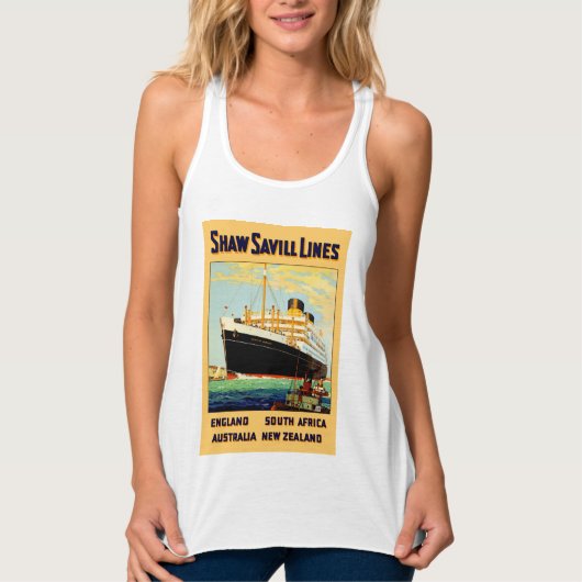 Shaw Savill Line Tanktop (Voorkant)