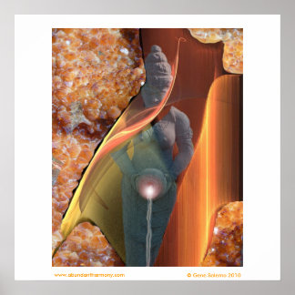 Shawarie Goddess of Crystal Light Poster