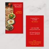 Shawarma Carte de visite du Moyen-Orient (Devant / Derrière)