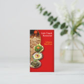 Shawarma Carte de visite du Moyen-Orient (Debout devant)