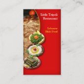Shawarma Carte de visite du Moyen-Orient (Devant)