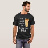 Shawarma Eating Doner Kebab Turks eten T-shirt (Voorkant volledig)