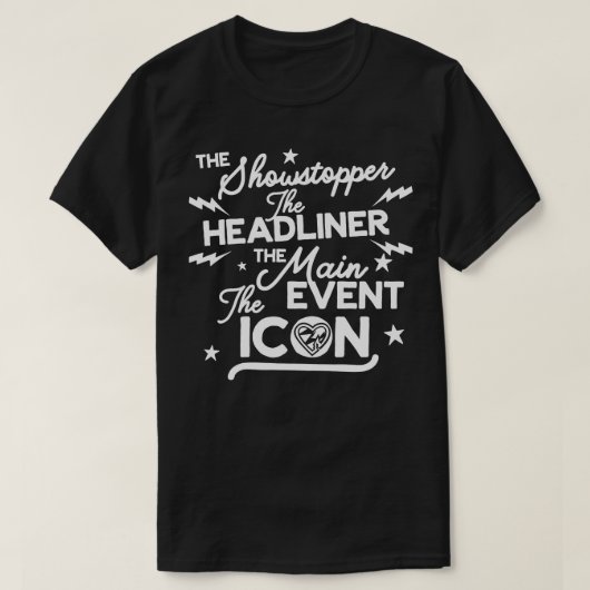 Shawn Michaels Showstopper Headliner T-shirt (Design voorkant)