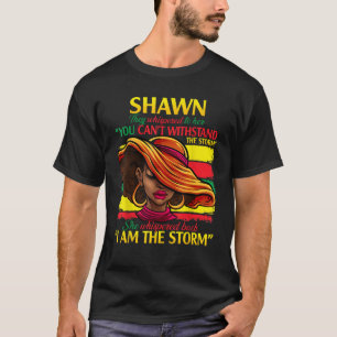 SHAWN Voornaam Familie Achternaam Black History Mo T-shirt