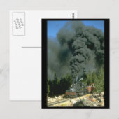 Shay No. 12 blackens the sky on_Steam Trains Briefkaart (Voorkant / Achterkant)