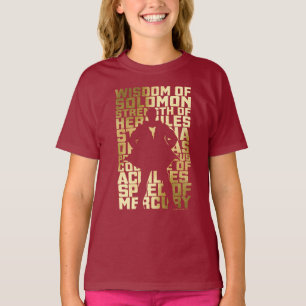 SHAZAM!   Abilities Golden Typography Graphic T-shirt