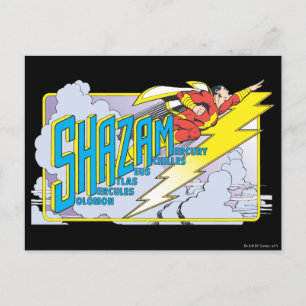 Shazam Acronym 2 Briefkaart
