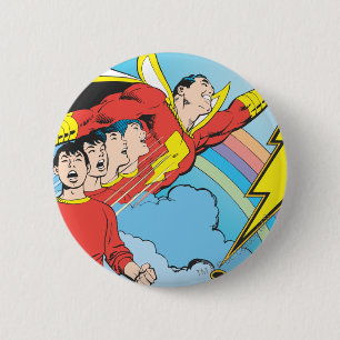 SHAZAM/Billy Batson Ronde Button 5,7 Cm