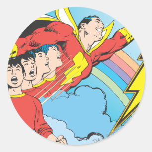 SHAZAM/Billy Batson Ronde Sticker