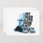 SHAZAM! | Dr. Sivana Seven Deadly Sins Graphic Briefkaart (Voorkant / Achterkant)