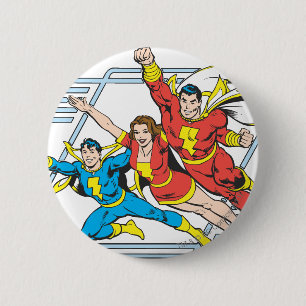 SHAZAM Family Ronde Button 5,7 Cm