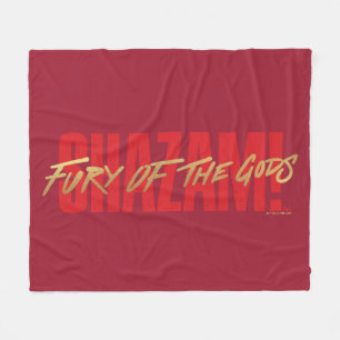 SHAZAM! Furie van de Goden Golden Marker Logo Fleece Deken