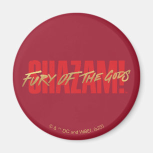 SHAZAM! Furie van de Goden Golden Marker Logo Magneet