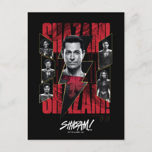 SHAZAM! Furie van de Goden Groep SHAZAMily Briefkaart