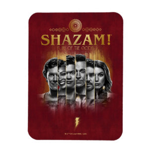 SHAZAM! Furie van de Goden Karakter-fotobalken Magneet