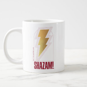SHAZAM! Furie van de Goden Lightning Bolt Badge Extra Grote Beker