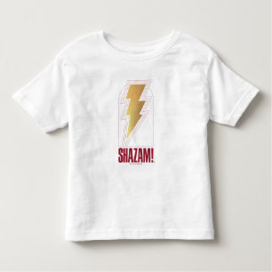 SHAZAM! Furie van de Goden   Lightning Bolt Badge Kinder Shirts
