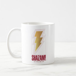 SHAZAM! Furie van de Goden Lightning Bolt Badge Koffiemok
