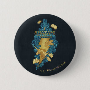 SHAZAM! Furie van de Goden Omschrijving van de G Ronde Button 5,7 Cm