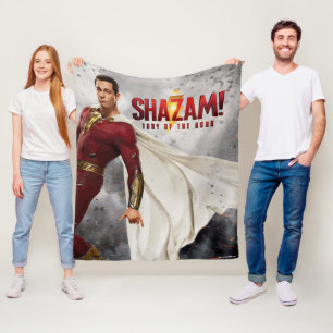 SHAZAM! Furie van de Goden   Poster Losse film oph Fleece Deken