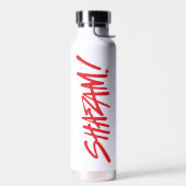 SHAZAM! Furie van de Goden | Rode Logo Waterfles (Links)