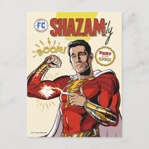 SHAZAM! Furie van de Goden   SHAZAMily Comic Hoesj Briefkaart