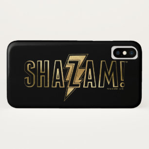 SHAZAM! Goud Logo iPhone X Hoesje