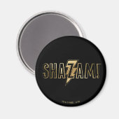 SHAZAM! | Goud Logo Magneet (Voorkant / Achterkant)